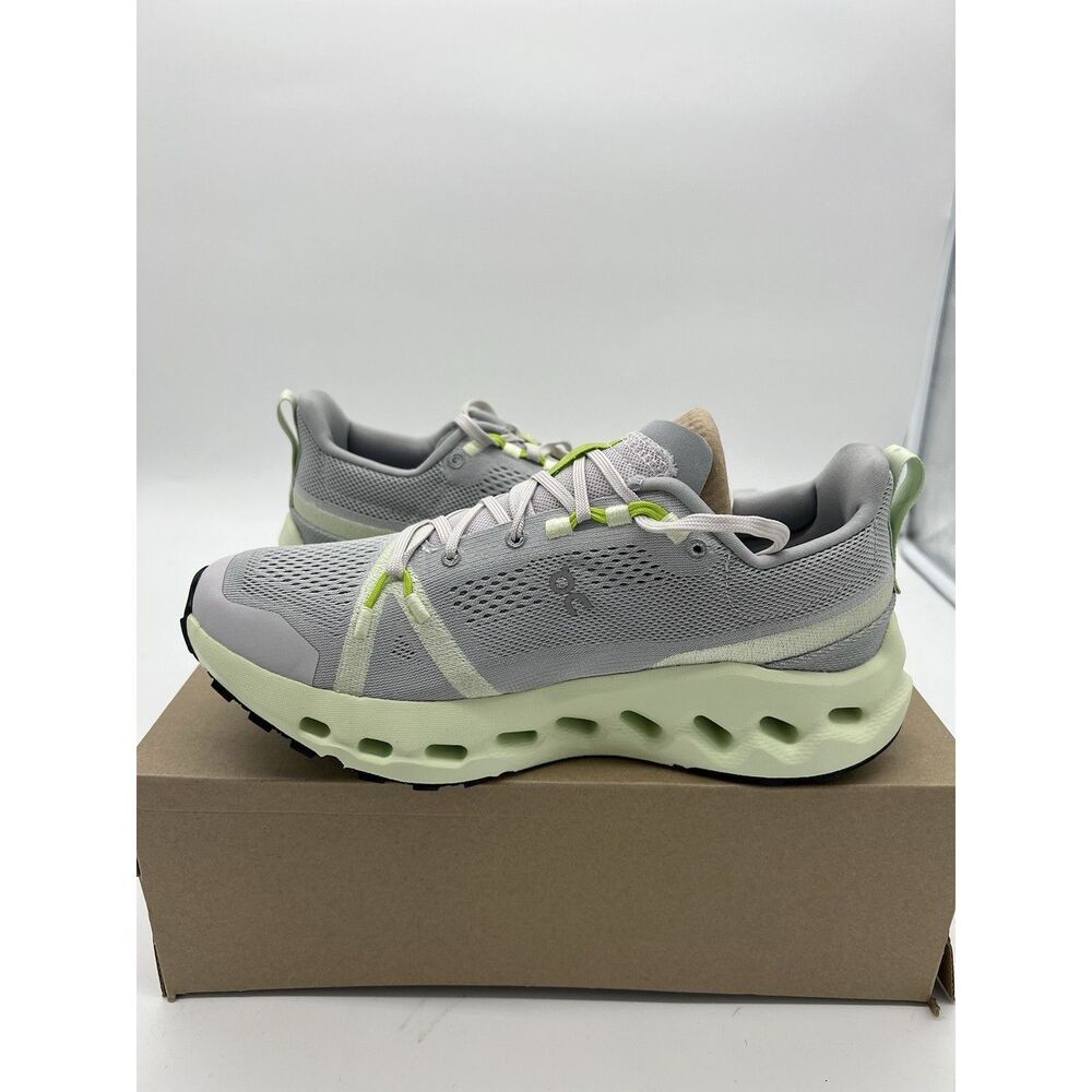 On Cloudsurfer Women's Size 8 Frost/Lima Trail Sh… - image 6